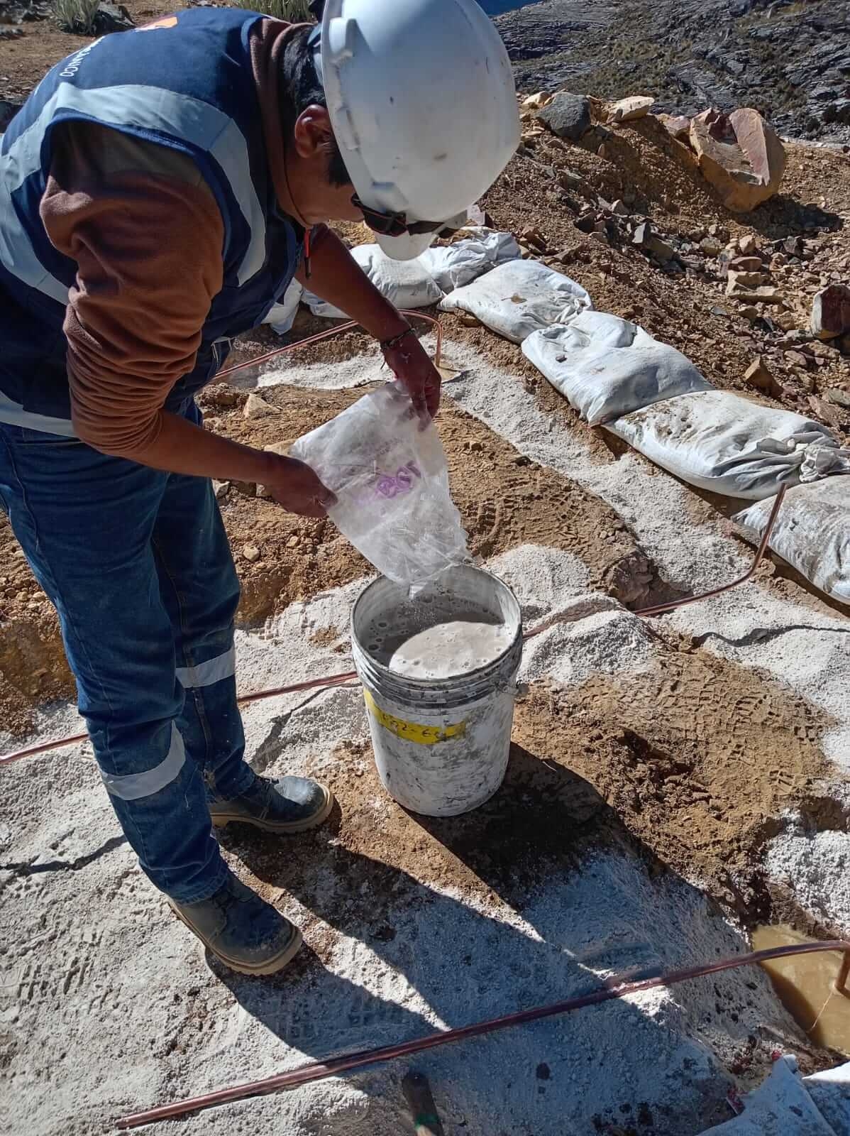Preparación del terreno para el sistema de puesta a tierra